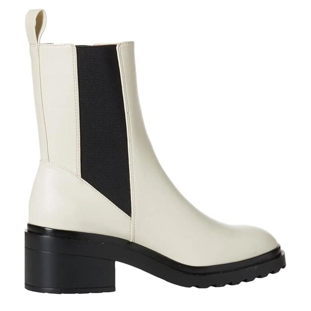 Women's Chunky Sole Chelsea Boot by Amazon Essentials in Ecru White BRAND NEW - Picture 3 of 7
